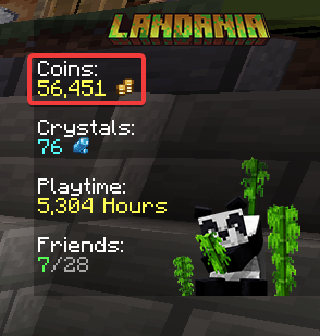 Coins im Scoreboard