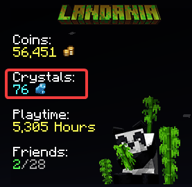 Kristalle im Scoreboard